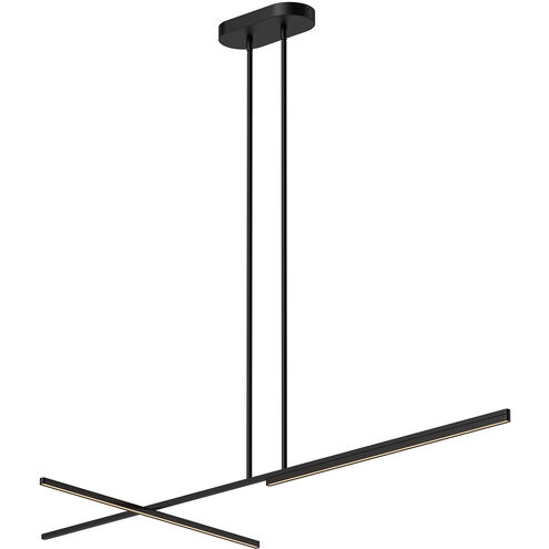 Shift LED 59.88 inch Black Linear Pendant Ceiling Light