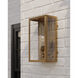Royster 1 Light 13.75 inch Antique Brass Outdoor Wall Sconce