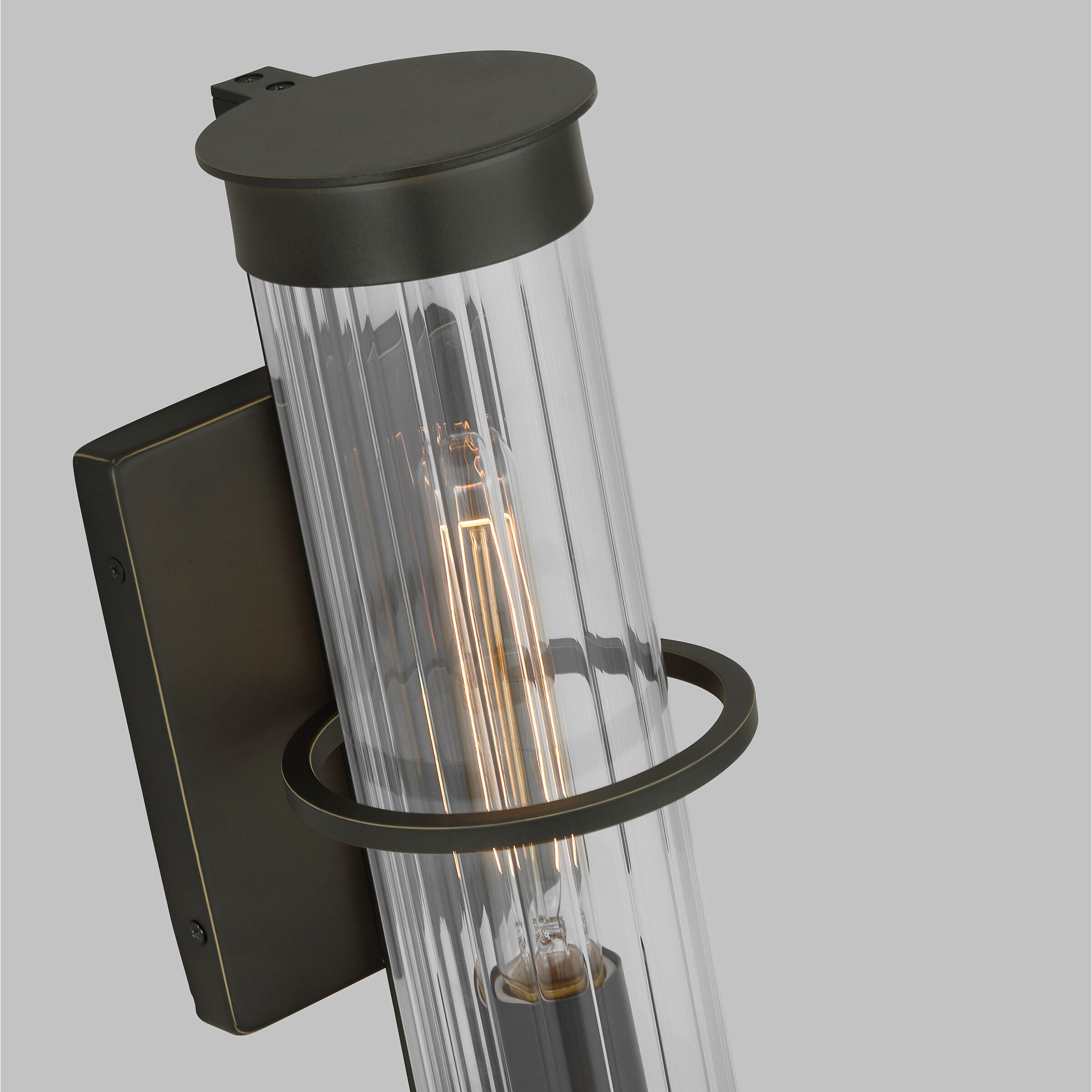 Alcona 1 Light 14.88 inch Antique Bronze Outdoor Wall Lantern