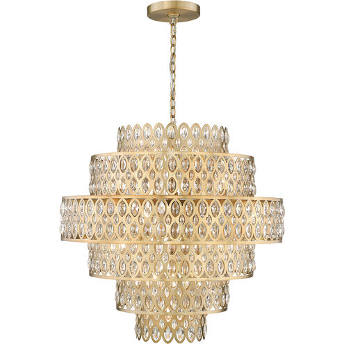 Dealey 17 Light 32.5 inch Heirloom Brass Chandelier Ceiling Light