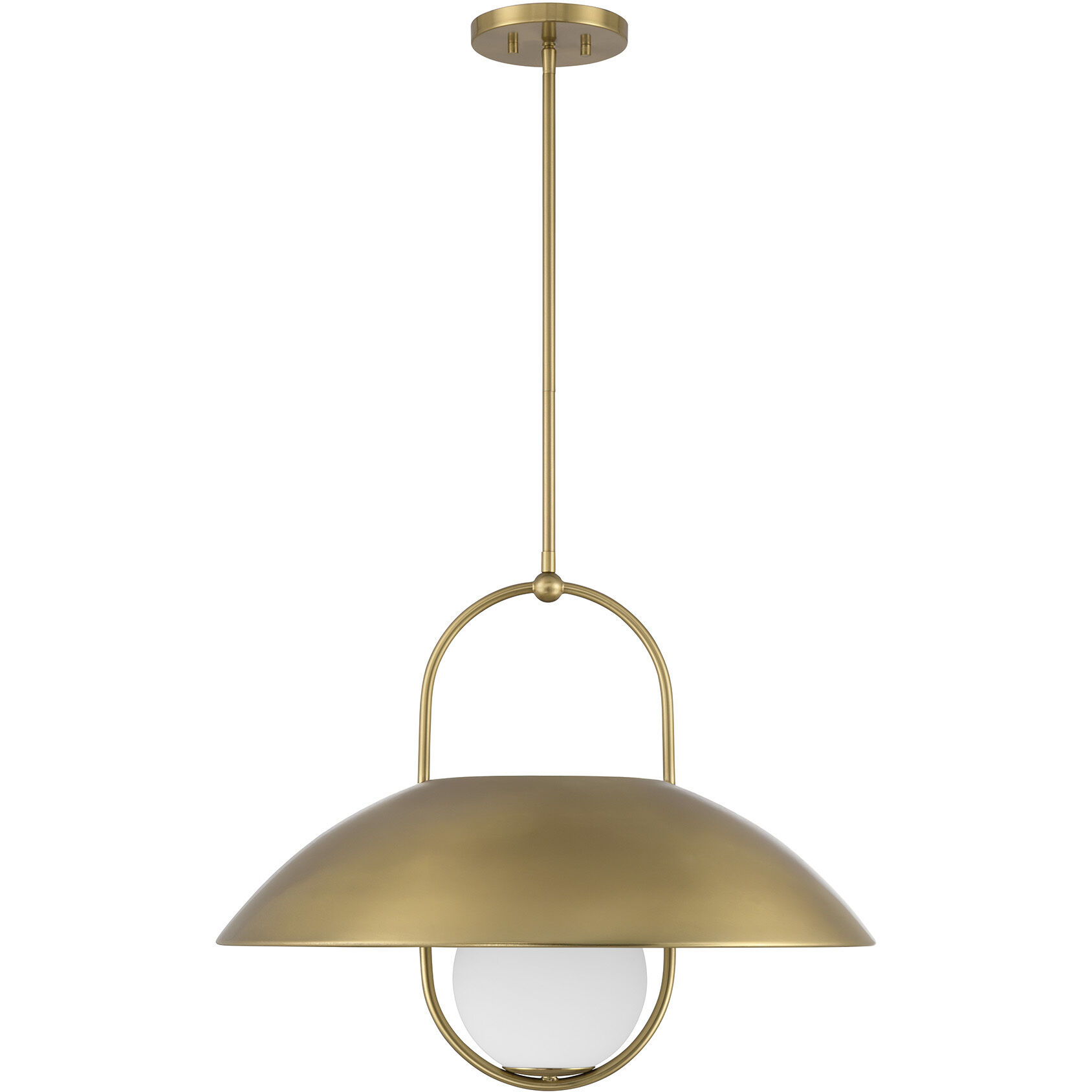 Lehigh 1 Light 22 inch Warm Brass Pendant Ceiling Light