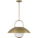 Lehigh 1 Light 22 inch Warm Brass Pendant Ceiling Light