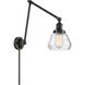 Fulton 30 inch 60.00 watt Matte Black Swing Arm Wall Light, Franklin Restoration