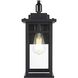 Mercer 1 Light 15.5 inch Black Outdoor Wall Sconce