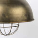 Dawson 13 inch Silver Toned Pendant Light Ceiling Light