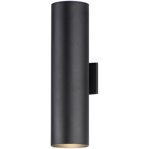 Outpost LED 22 inch Black Outdoor Wall Mount