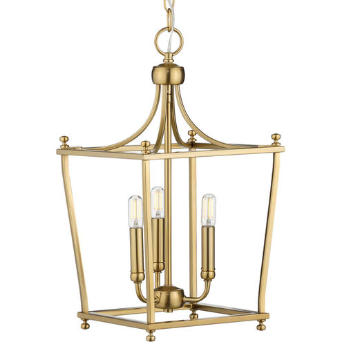 Parkhurst 3 Light 11 inch Brushed Bronze Foyer Pendant Ceiling Light