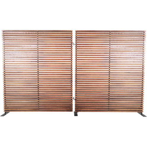 Damani 72 inch Brown Screen