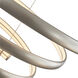Sling LED 31.5 inch Titanium Silver Pendant Ceiling Light