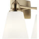 Cosabella 2 Light 15 inch Champagne Bronze Bath Vanity Light Wall Light