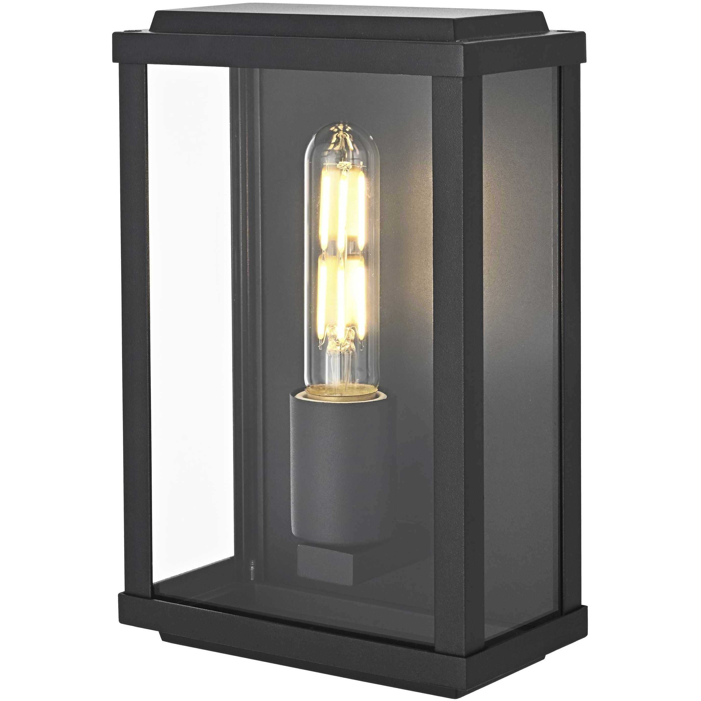 Santos 1 Light 10 inch Black Outdoor Wall Sconce