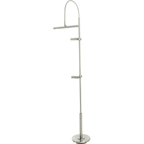 River North 72 inch 4.50 watt Satin Nickel Easel Floor Lamp Portable Light