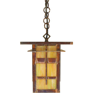 Finsbury 1 Light 8 inch Antique Brass Pendant Ceiling Light in Clear Seedy