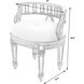 Rebecca Mirrored Ottoman or Stool