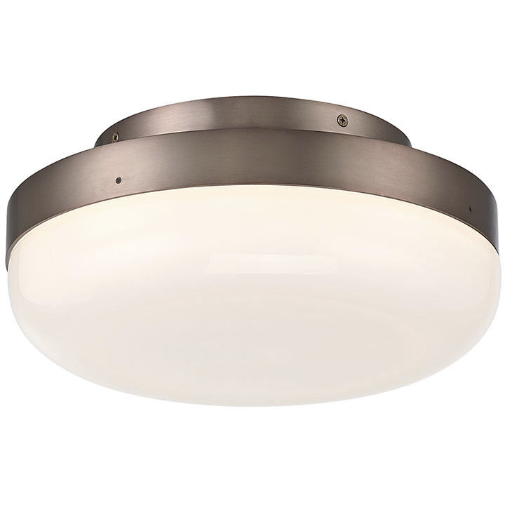 Harwel LED 12 inch Harlow Bronze Flush Mount Ceiling Light