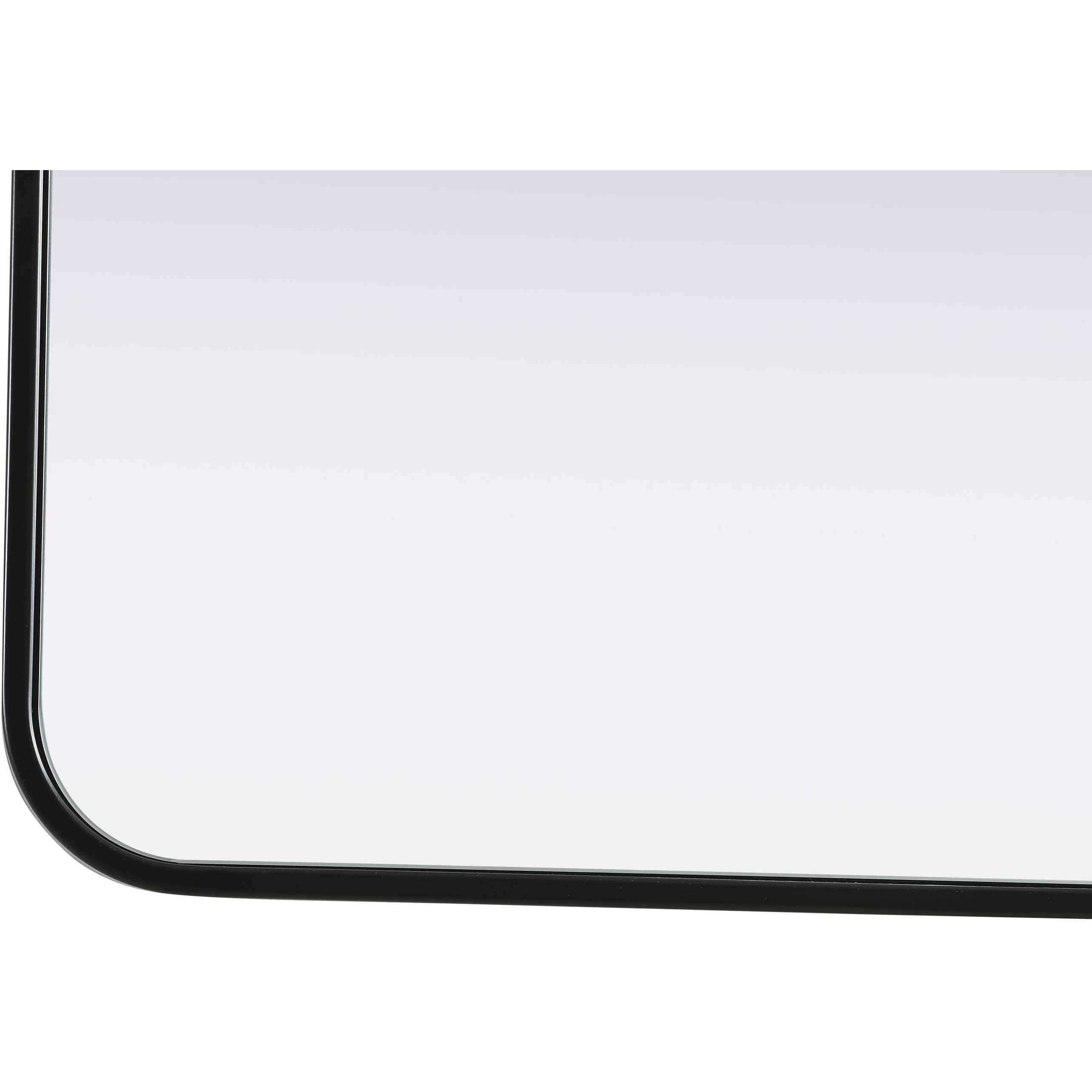 Remy 24 X 24 inch Black Mirror