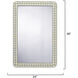 Penny 36 X 24 inch Sage Green and Gold Foil Mirror, Inline