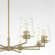 Goodwin 8 Light 32 inch Aged Brass Chandelier Ceiling Light