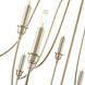 Senoia 9 Light 32.5 inch Modern Gold Chandelier Ceiling Light