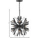 Vida LED 22 inch Brushed Graphite Chandelier Ceiling Light, Orb