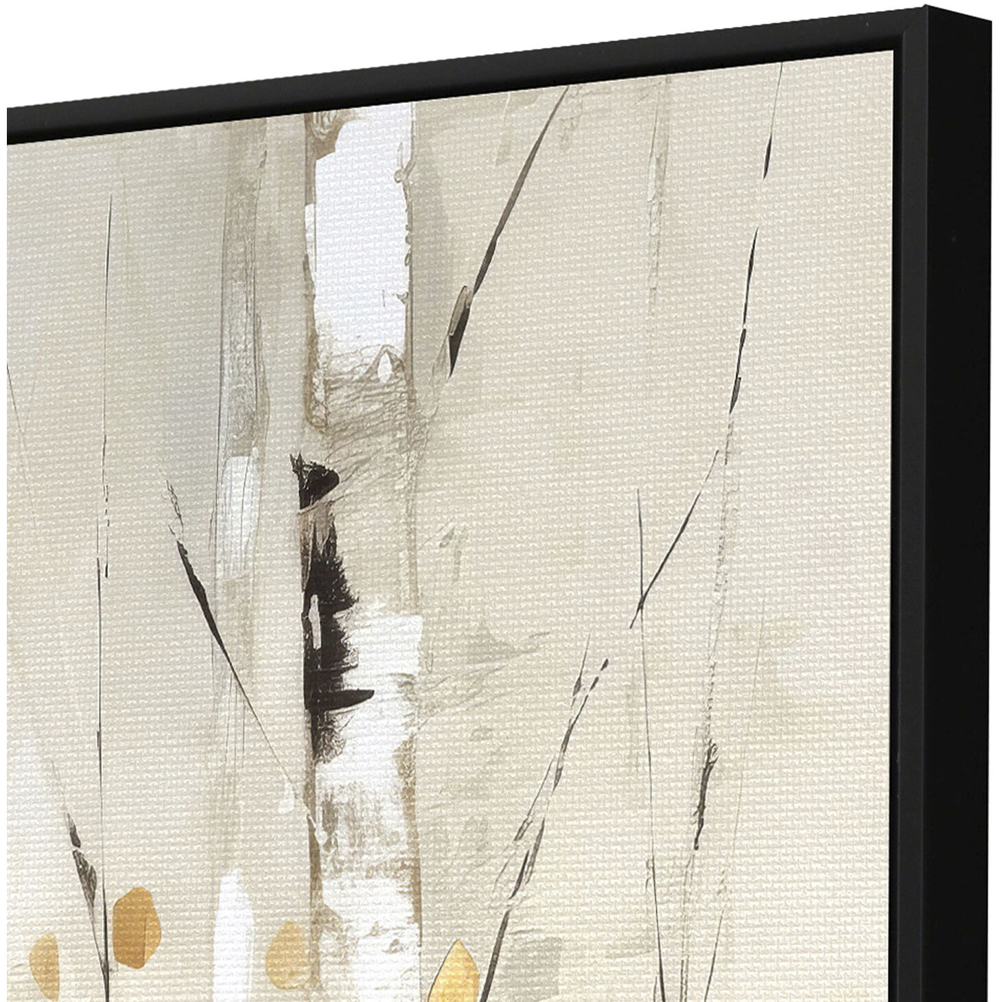 Birch Silhouette Beige and Brown and Green and Neutral Canvas, Propac