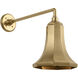 Thomas O'Brien Academy Barn Light LED 15.5 inch Hand-Rubbed Antique Brass Mack Barn Light in 9.25" Hand-Rubbed Antique Brass Savannah Shade