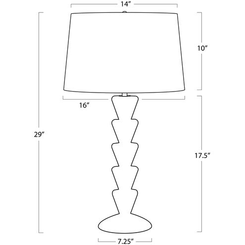 Patricia 29 inch 150.00 watt Natural Stone Table Lamp Portable Light