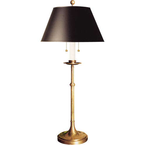 Chapman & Myers Dorchester 22 inch 40.00 watt Antique-Burnished Brass Table Lamp Portable Light in Black
