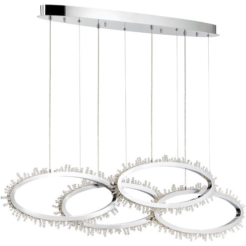 Scoppia LED 5.5 inch Chrome Chandelier Ceiling Light