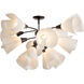 Mobius 12 Light 38.1 inch Dark Smoke Semi-Flush Ceiling Light