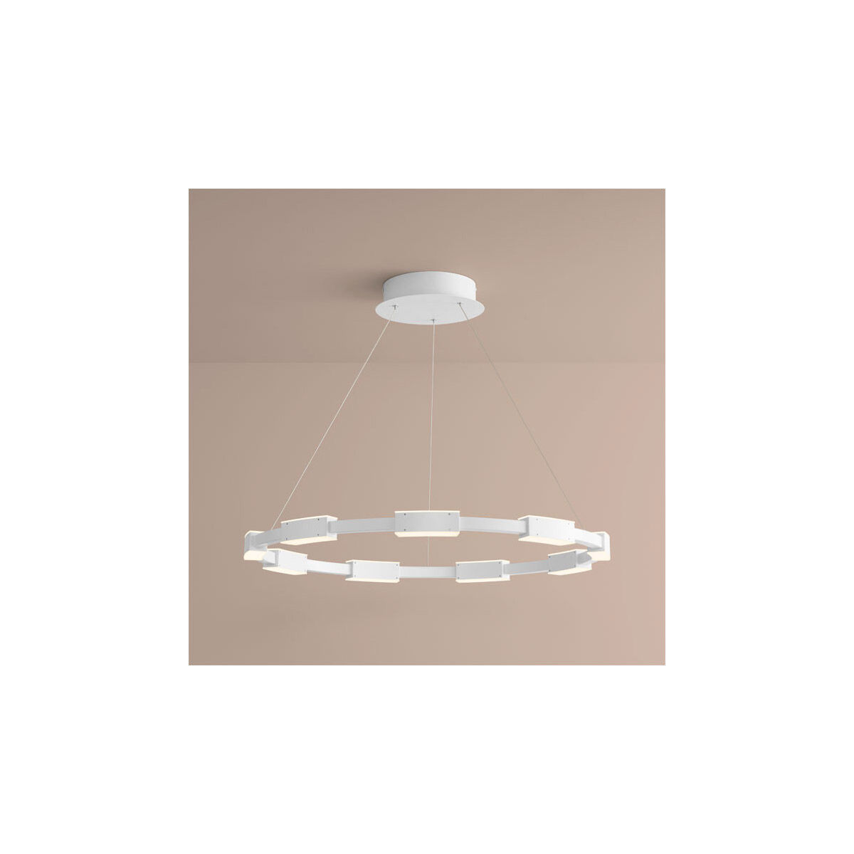 Dieter LED White Pendant Ceiling Light