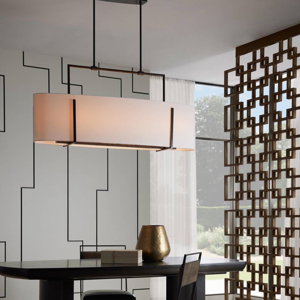 Presley 7 Light 58 inch White Chandelier Ceiling Light