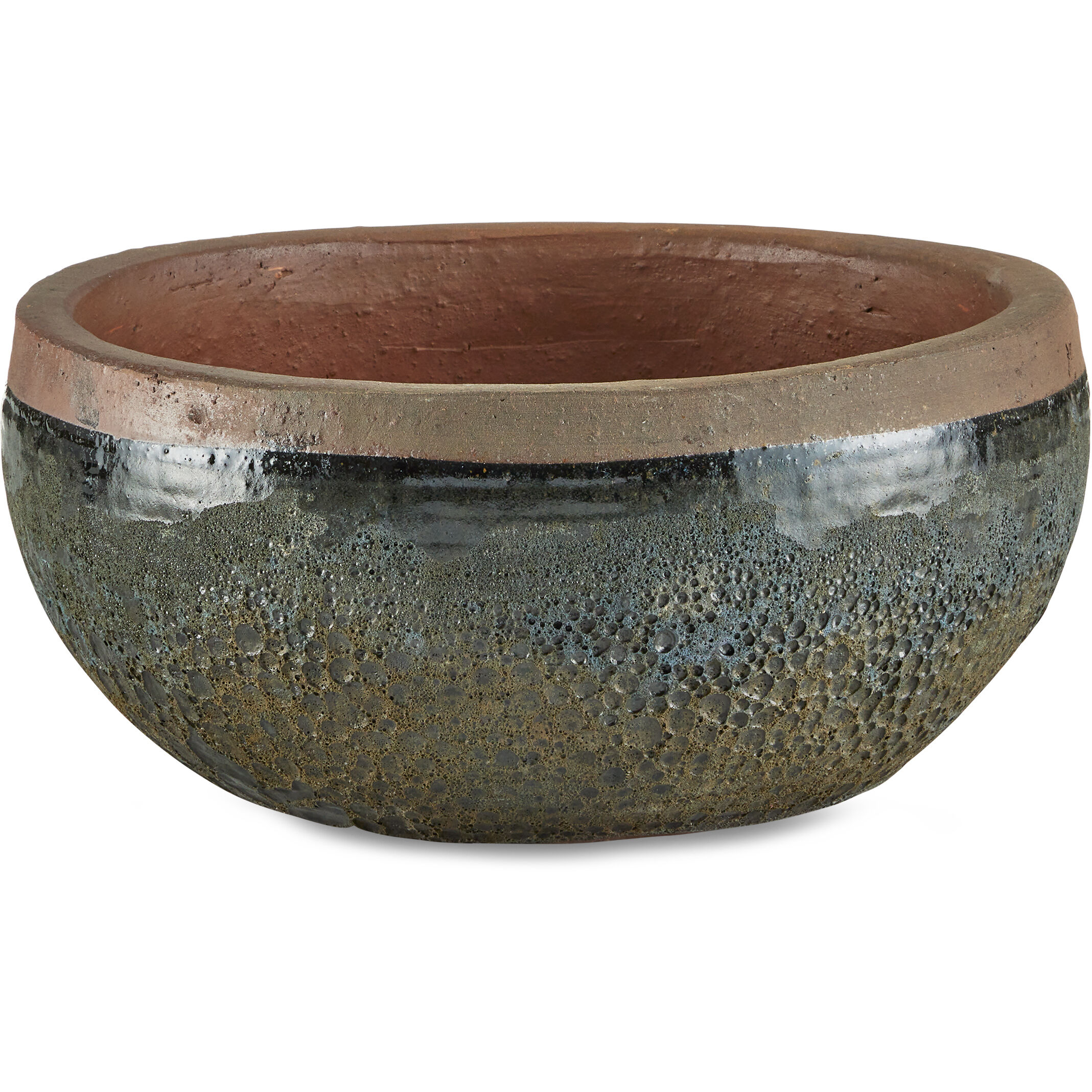 Lyra Reactive Black Planter, Small