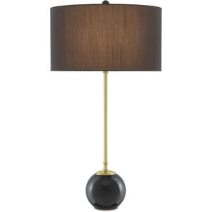Villette 31 inch 150.00 watt Brass/Black Table Lamp Portable Light