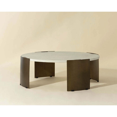 Gallus 45 X 16 inch Bone Outdoor Coffee Table