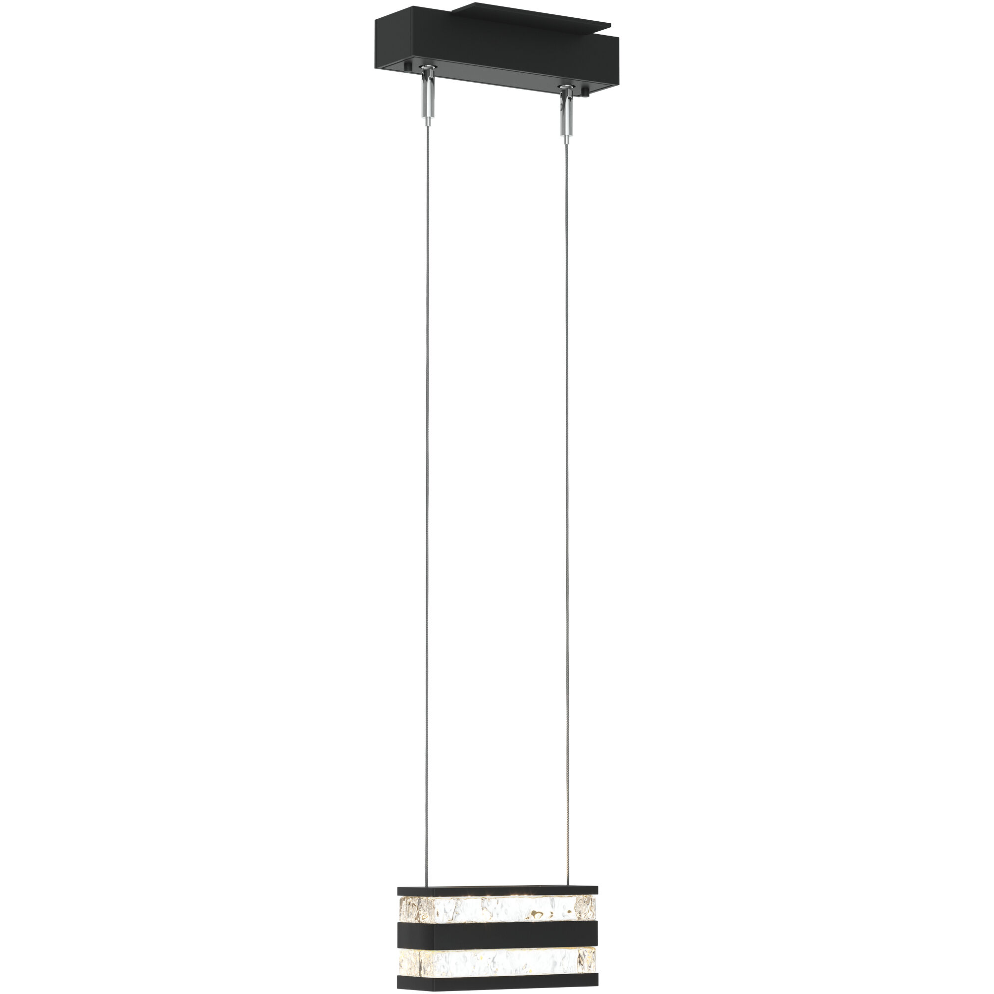 Art + Alchemy Stacks LED 5.7 inch Black Pendant Ceiling Light - Open Box