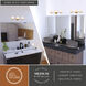 Monticello 3 Light 22 inch Muted Brass Bathroom Light Wall Light