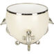 The Charmer White/Cream and Silver Decorative Object