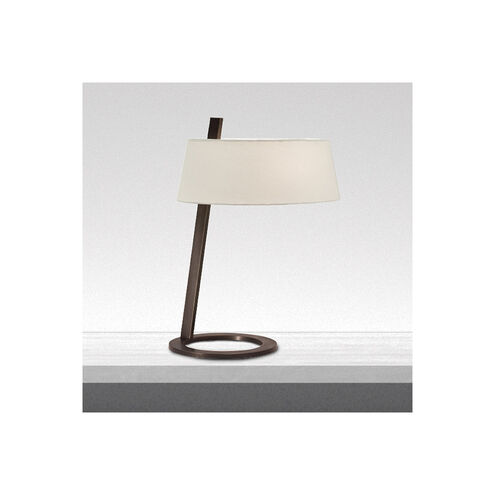 Lina 23.5 inch 60 watt Satin Nickel Table Lamp Portable Light