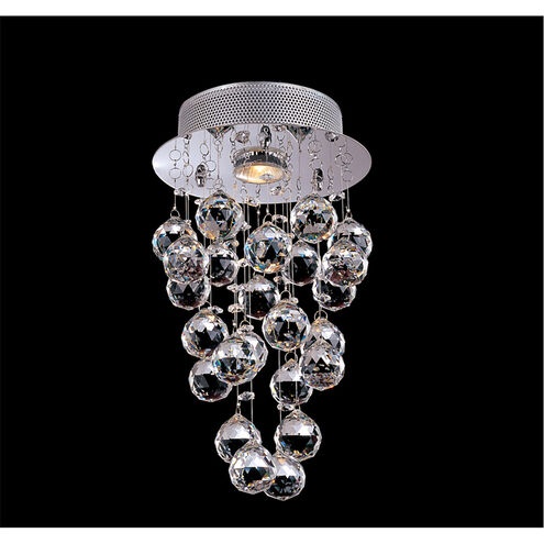 Canada 1 Light 8 inch Chrome Flush Mount Ceiling Light