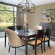 Wesson 4 Light 21 inch Matte Black Chandelier Ceiling Light