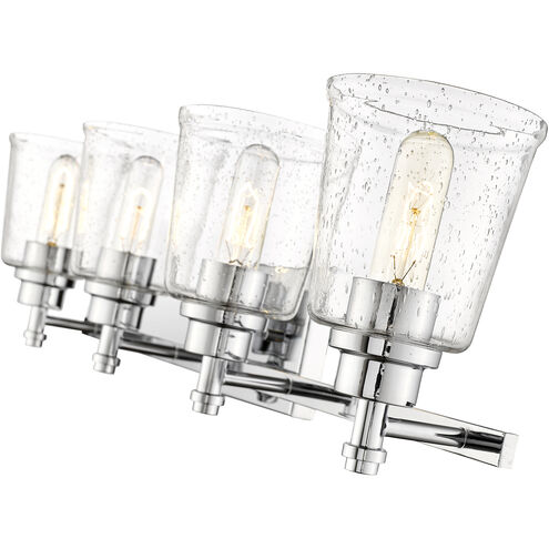 Bohin 4 Light 32 inch Chrome Vanity Wall Light