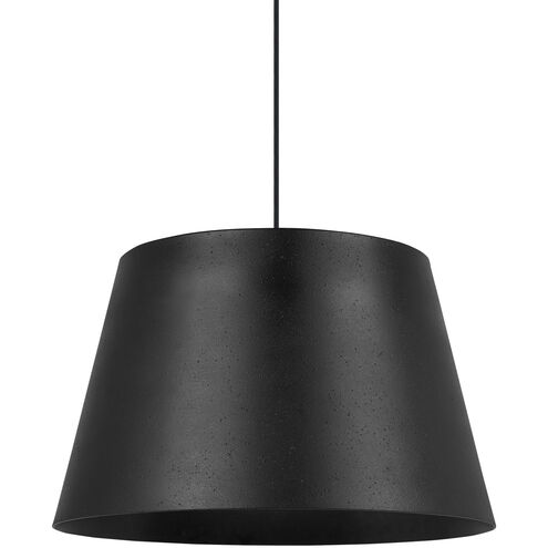 Sean Lavin Henley 1 Light 18 inch Textured Black/Black Pendant Ceiling Light in Incandescent