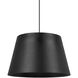 Sean Lavin Henley 1 Light 18 inch Textured Black/Black Pendant Ceiling Light in Incandescent
