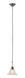 Perkins 1 Light 7.5 inch Brushed Nickel Mini Pendant Ceiling Light