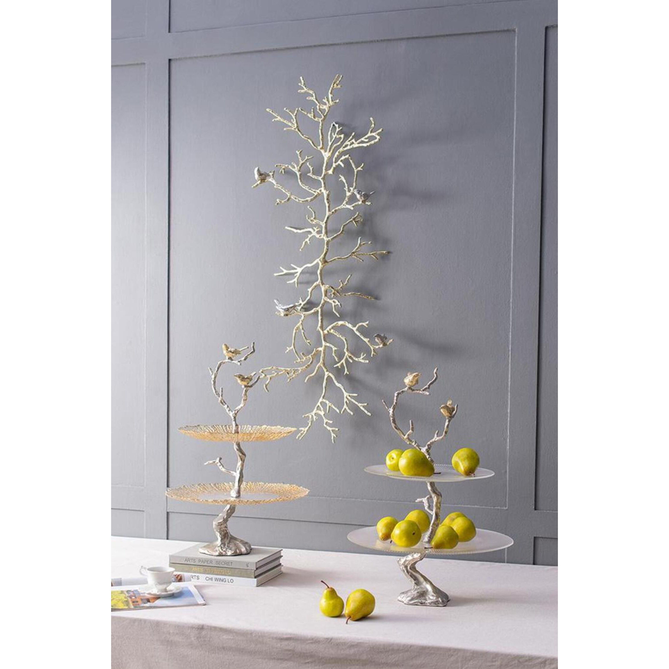 Atelier 15.5 X 15.5 inch Silver and Gold Plates