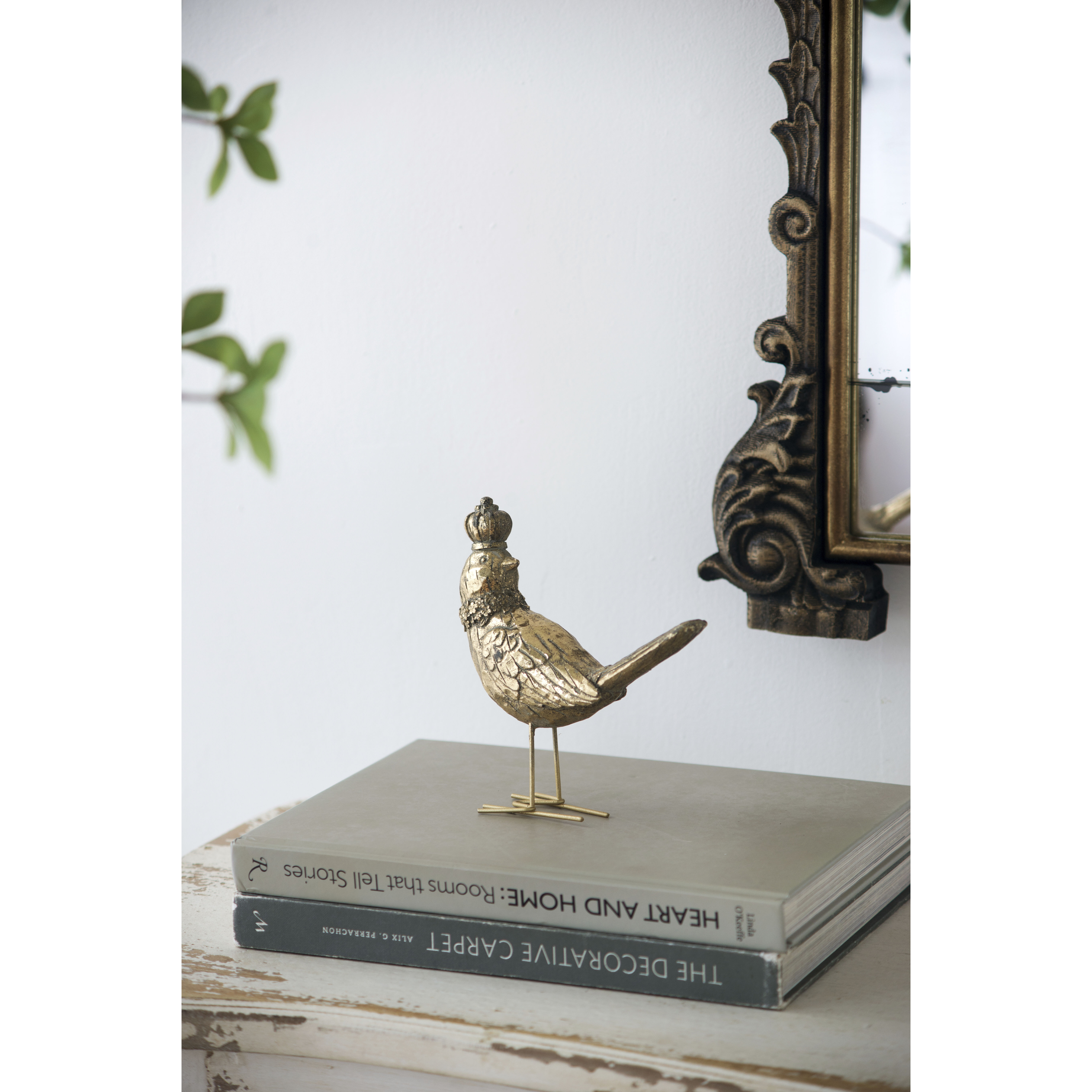 Bird Accents Gold Décor