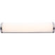 Fuse LED 3 inch Brushed Nickel Outdoor Wall Light in 3000K, 27in