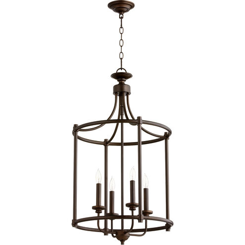 Rossington 4 Light 18 inch Oiled Bronze Mini Chandelier Ceiling Light