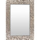 Whitaker 40 X 28 inch Grey Mirror, Rectangle